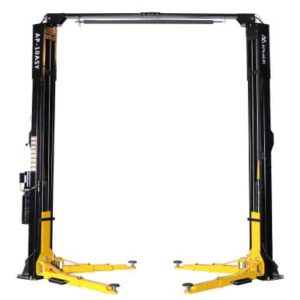 Alternative view of APlusLift 10,000LB 2-Post Overhead Symmetrical and Truly Asymmetrical Single Release Car Lift with 3 Year Warranty - HW-10ASY