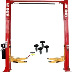 Alternative view of Katool KT-H100 Two-Post Overhead Lift – 10,000 lb Capacity