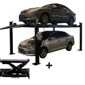 Mayflower Blacksmith Pro 8000 8,000 lb 4-Post Car Lift with Sliding Bridge Jack