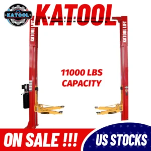 Katool KT-H100 Two-Post Overhead Lift – 10,000 lb Capacity