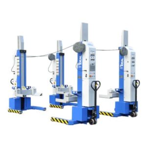 Alternative view of iDEAL MSC-13K-B-452 Mobile Column Lift, Four Column Set, 52,000 lbs.
