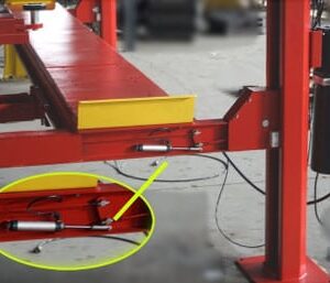 Alternative view of KT-4H150 Heavy Duty 4-Post Alignment Lift 15,000lbs. Rolling Jack Included