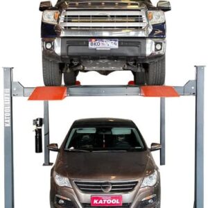 Alternative view of KATOOL 3.0HP 11000Lbs Lifting Height 84 Inch 4 Post Lift 110v Four Post Parking Lift 4-Post Auto Lift Garage Lift Storage