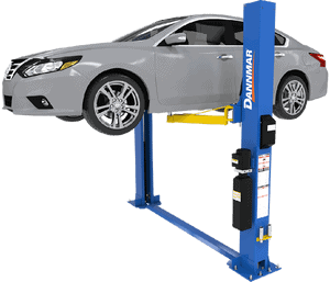 D2-8F Floorplate Two-Post Lift Foo