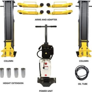 Alternative view of PMRL-200 8000 Lbs Test Portable Two-Post Garage Lift 2 Post Lift Car Lift Auto Lift