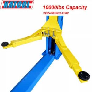 Alternative view of Katool KT-H105 10,000lbs 2-Post Vehicle Lift – Dual Safety Garage Hoist