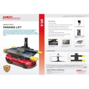 Alternative view of AMGO SPL-6 Single Post Parking Lift