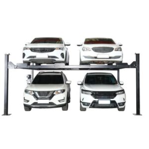 Alternative view of APlusLift 9,000LB 4-Post Double Deck Parking Storage Car Lift - HW-9KDP